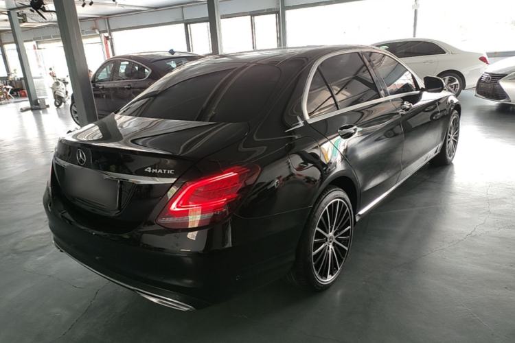 Used Mercedes-Benz C-Class 2020 C 260 L 4MATIC Rear Right 45 Deg