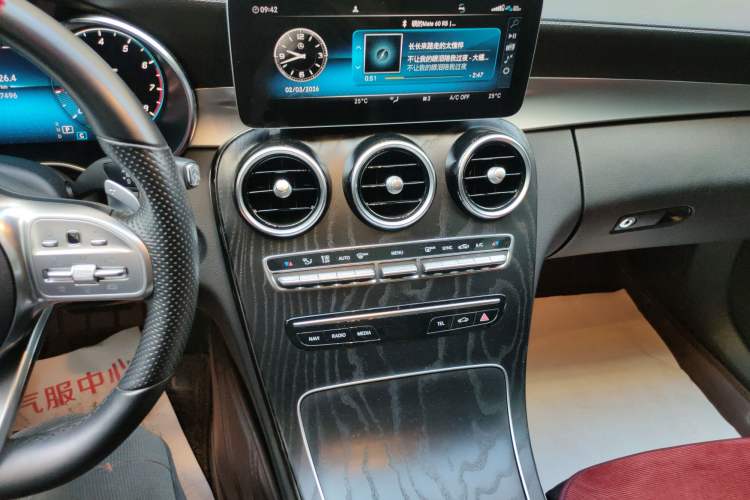 Used Mercedes-Benz C-Class 2020 C 260 L Sport Edition Audio And AC Panel