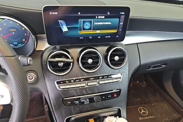 Used Mercedes-Benz C-Class 2020 Restyled C 260 L Sport Edition Audio And AC Panel