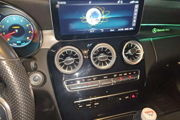 Used Mercedes-Benz C-Class 2020 C 260 Sport Edition Audio And AC Panel
