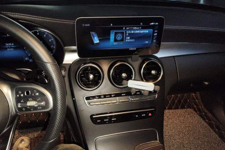 Used Mercedes-Benz C-Class 2020 C 260 L Sport Edition Audio And AC Panel