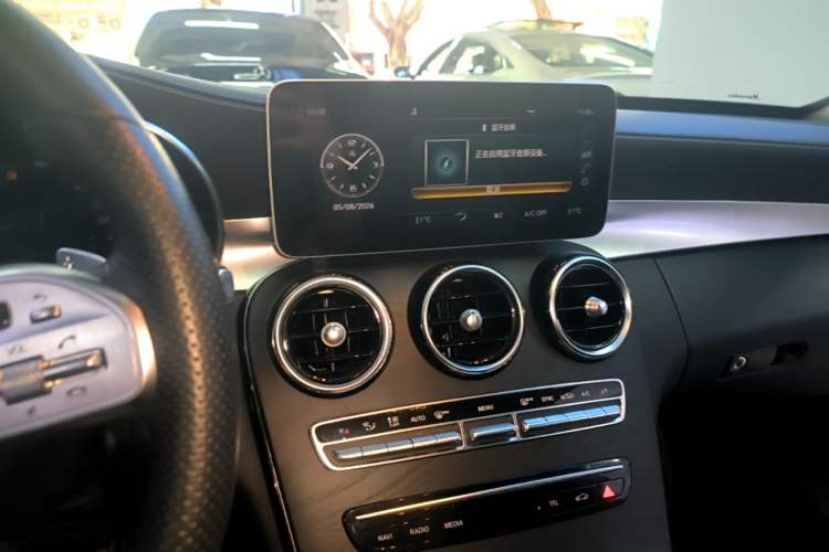 Used Mercedes-Benz C-Class 2020 C 260 L Sport Edition Audio And AC Panel