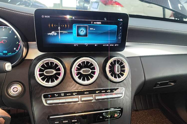 Used Mercedes-Benz C-Class 2020 Restyled C 260 L Sport Edition Audio And AC Panel