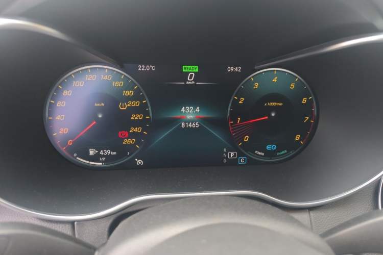 Used Mercedes-Benz C-Class 2020 C 260 L Sport Edition Odometer Close Up