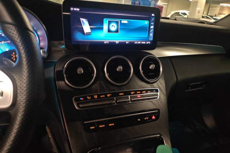 Used Mercedes-Benz C-Class 2020 Restyled C 260 L Sport Edition Audio And AC Panel