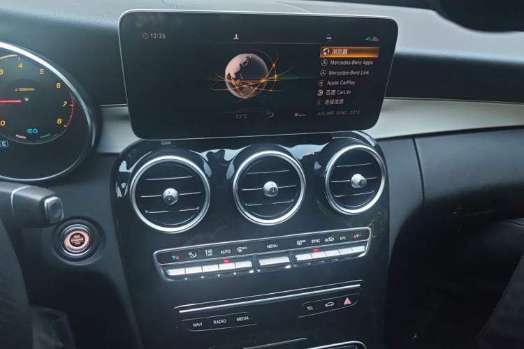 Used Mercedes-Benz C-Class 2020 C 260 Sport Edition Audio And AC Panel