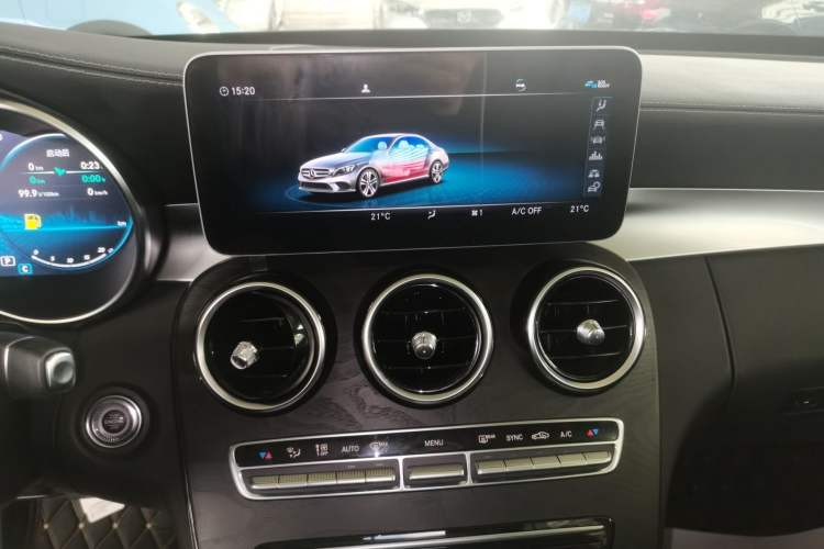 Used Mercedes-Benz C-Class 2020 C 260 L Sport Edition Audio And AC Panel