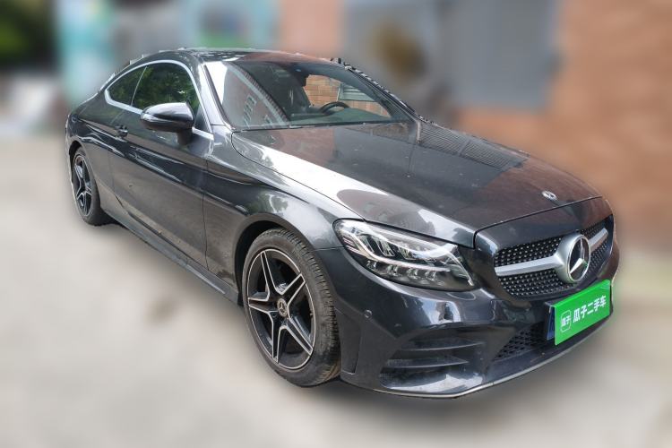 Used Mercedes-Benz C-Class 2020 C 200 Coupe Front Right 45 Deg