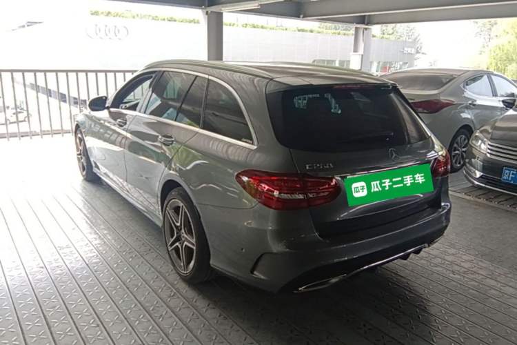 Used Mercedes-Benz C-Class 2020 C 260 4MATIC Estate Rear Left 45 Deg