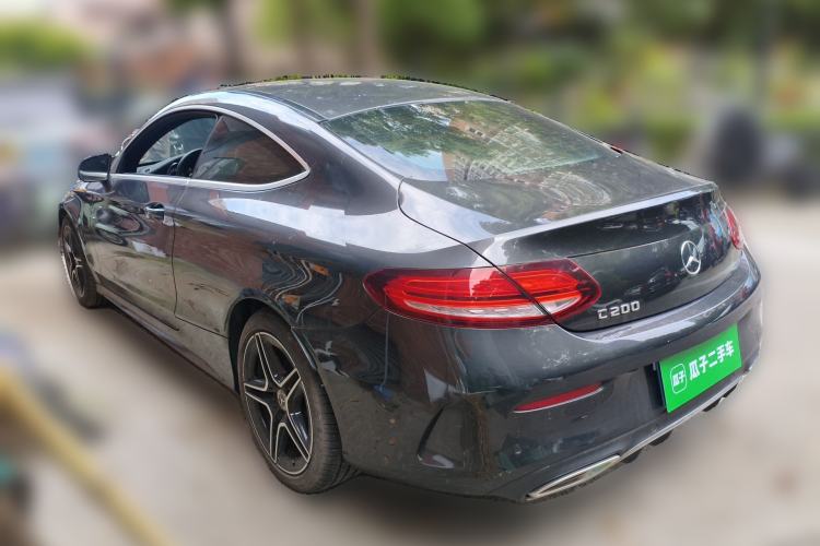 Used Mercedes-Benz C-Class 2020 C 200 Coupe Rear Left 45 Deg