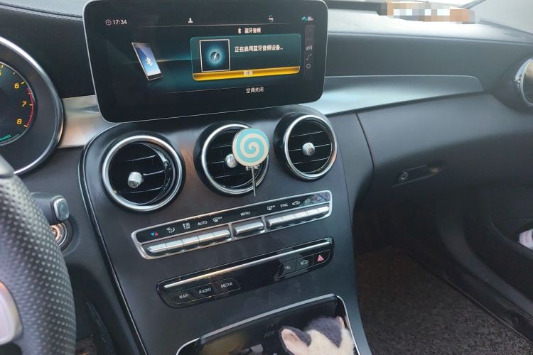 Used Mercedes-Benz C-Class 2020 Restyled C 260 L Sport Edition Audio And AC Panel