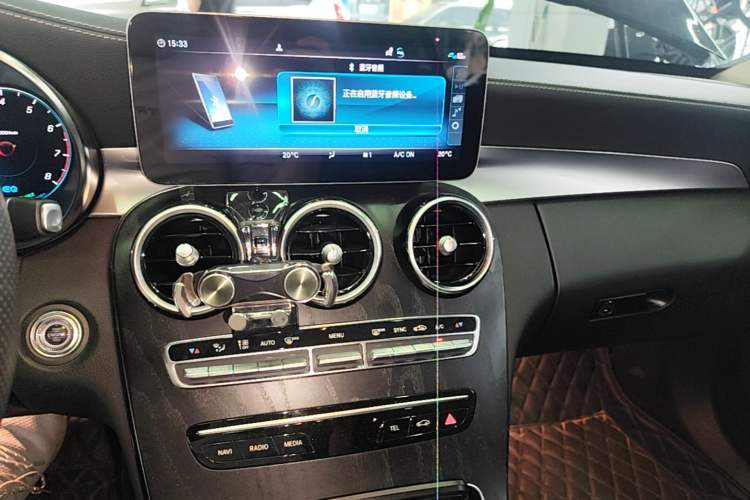 Used Mercedes-Benz C-Class 2020 Restyled C 260 L Sport Edition Audio And AC Panel
