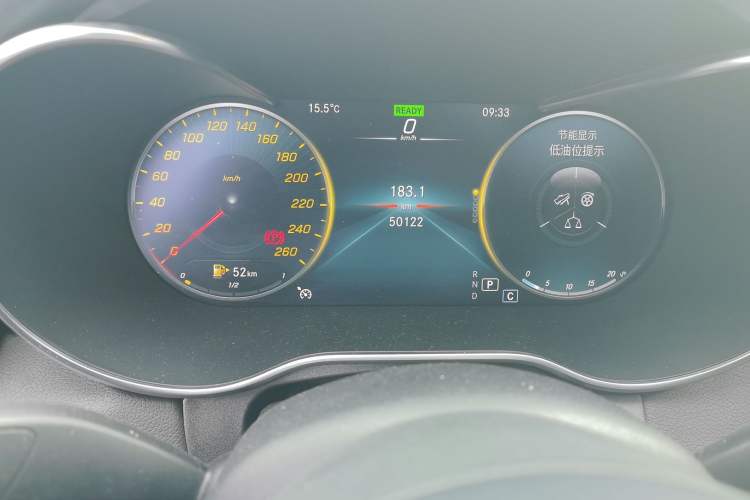 Used Mercedes-Benz C-Class 2020 Restyled C 260 L Sport Edition Odometer Close Up