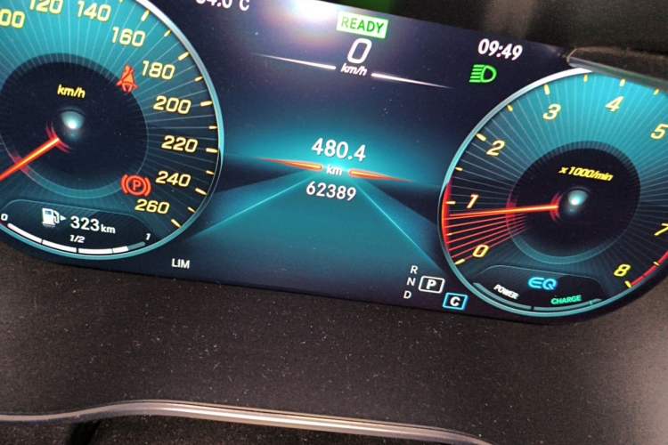Used Mercedes-Benz C-Class 2020 Restyled C 260 L Sport Edition Odometer Close Up