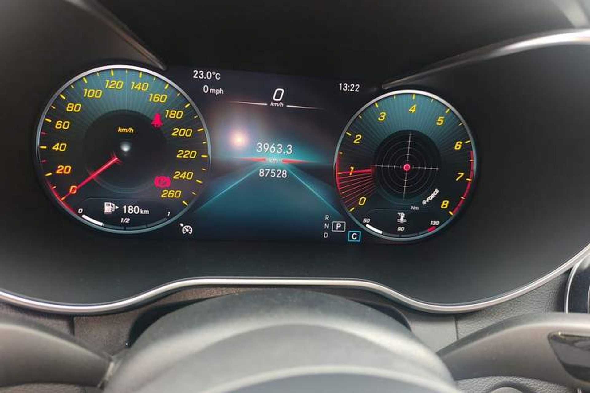 Used Mercedes-Benz C-Class 2020 Restyled C 200 L Fashion Edition Sport Version Odometer Close Up