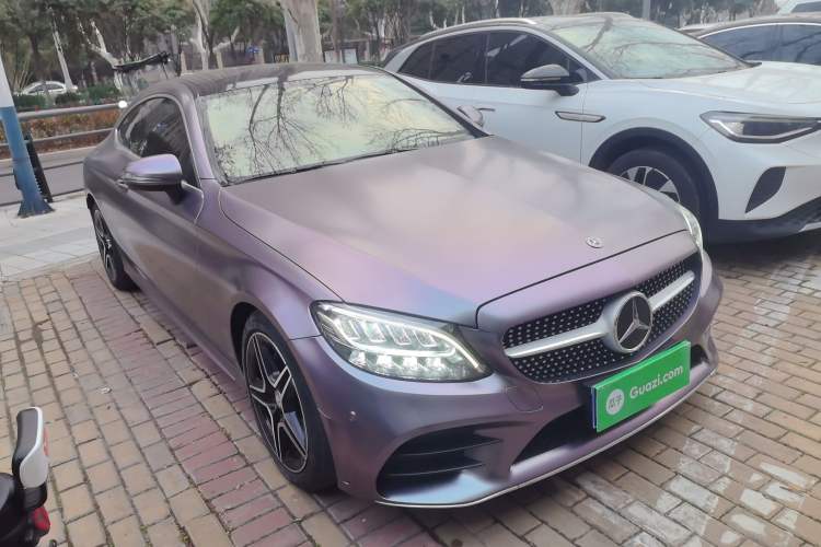 Used Mercedes-Benz C-Class 2020 C 260 Coupe Front Right 45 Deg