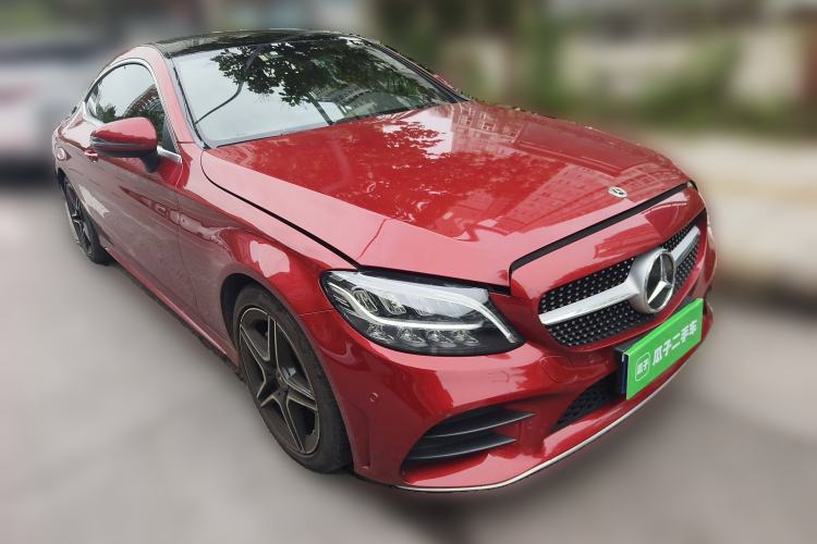 Used Mercedes-Benz C-Class 2020 C 200 Coupe Front Right 45 Deg