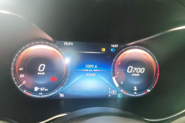Used Mercedes-Benz C-Class 2020 Restyled C 200 L Fashion Edition Sport Version Instrument Cluster