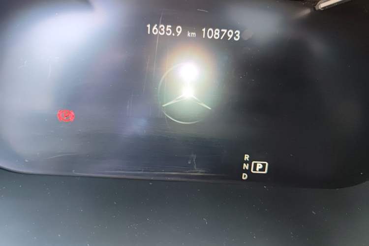 Used Mercedes-Benz C-Class 2020 C 260 Coupe Odometer Close Up
