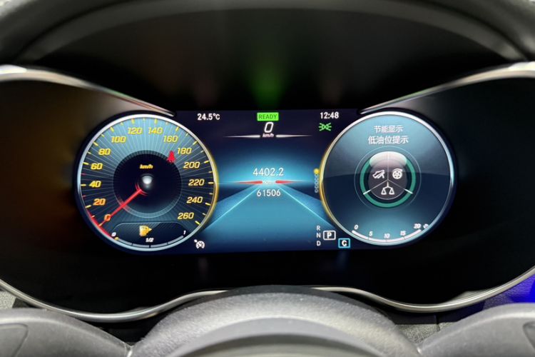 Used Mercedes-Benz C-Class 2020 Restyled C 260 L Sport Edition Odometer Close Up