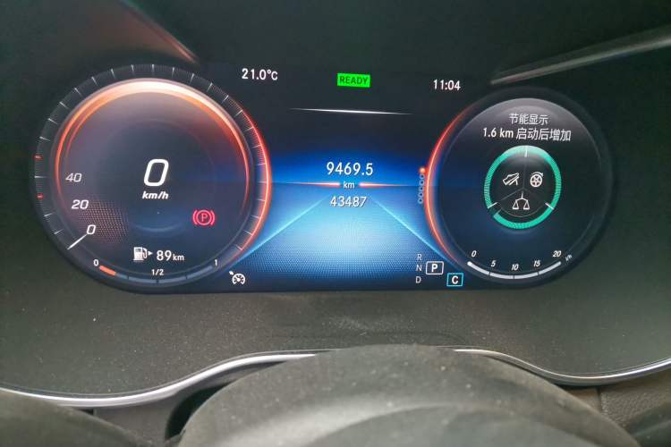 Used Mercedes-Benz C-Class 2020 Restyled C 260 L Sport Edition Odometer Close Up