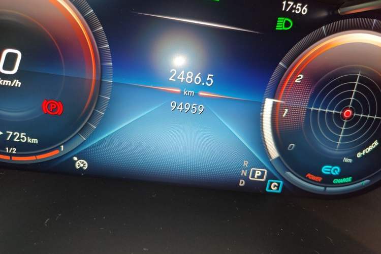Used Mercedes-Benz C-Class 2020 Restyled C 260 L Sport Edition Odometer Close Up