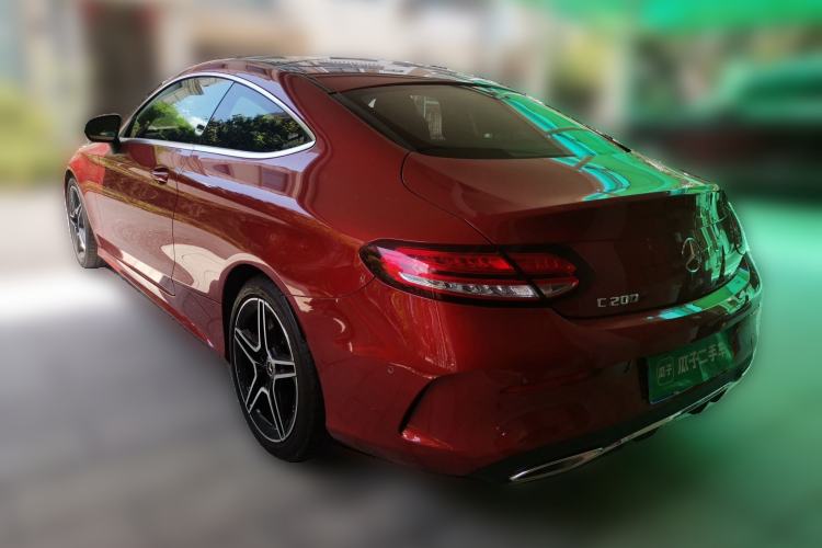 Used Mercedes-Benz C-Class 2020 C 200 Coupe Rear Left 45 Deg