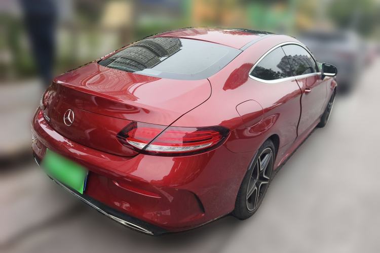 Used Mercedes-Benz C-Class 2020 C 200 Coupe Rear Right 45 Deg
