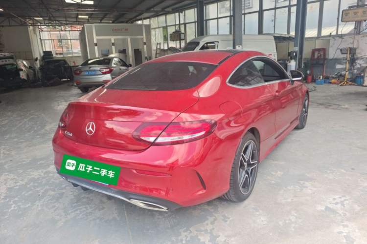 Used Mercedes-Benz C-Class 2020 C 260 Coupe Rear Right 45 Deg