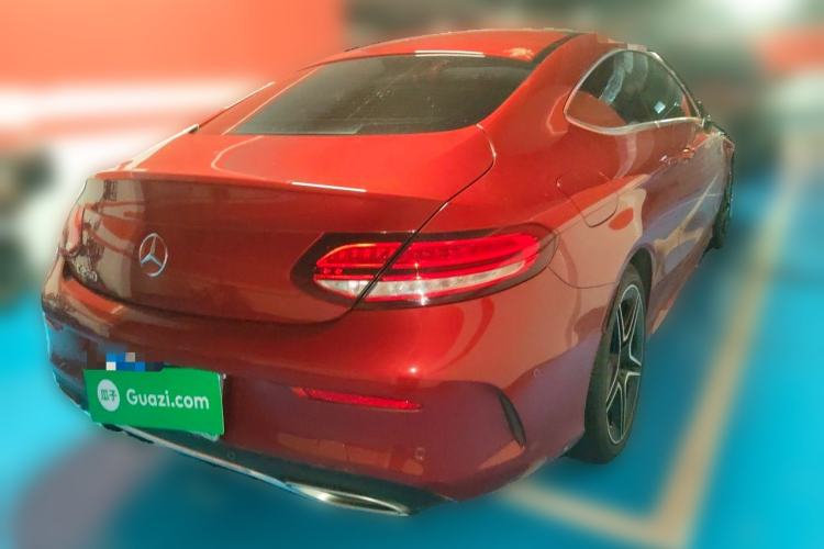 Used Mercedes-Benz C-Class 2020 C 260 Coupe Rear Right 45 Deg