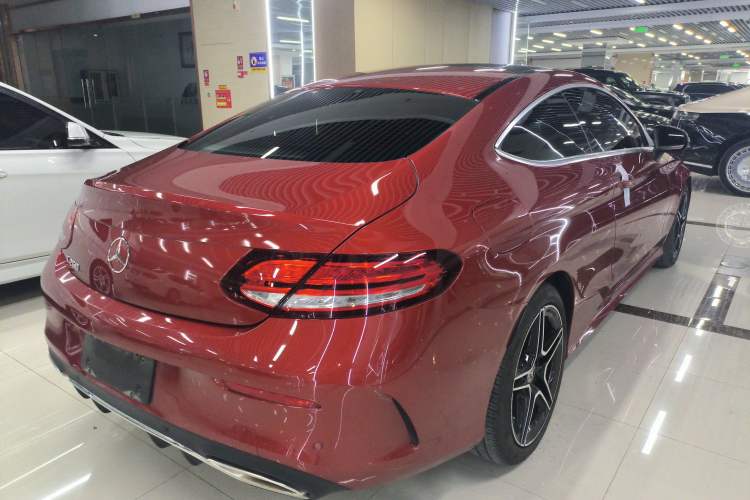 Used Mercedes-Benz C-Class 2020 C 260 Coupe Rear Right 45 Deg