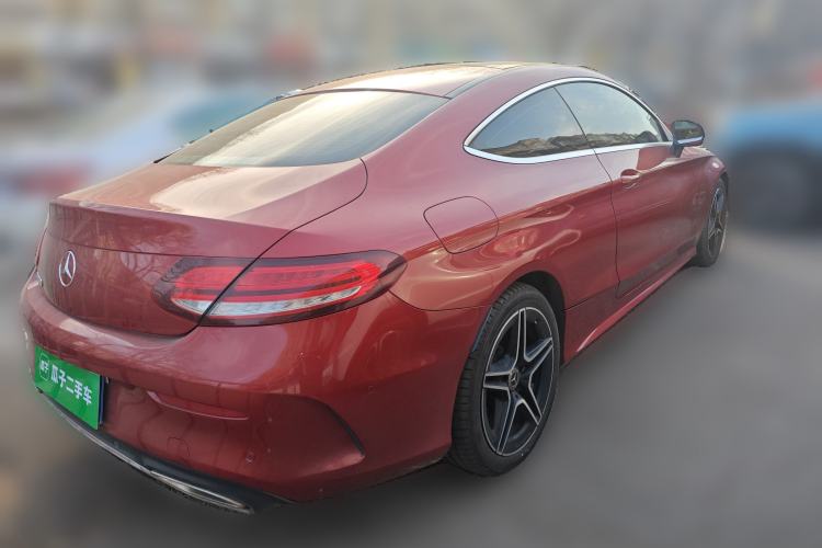 Used Mercedes-Benz C-Class 2020 C 260 Coupe Rear Right 45 Deg