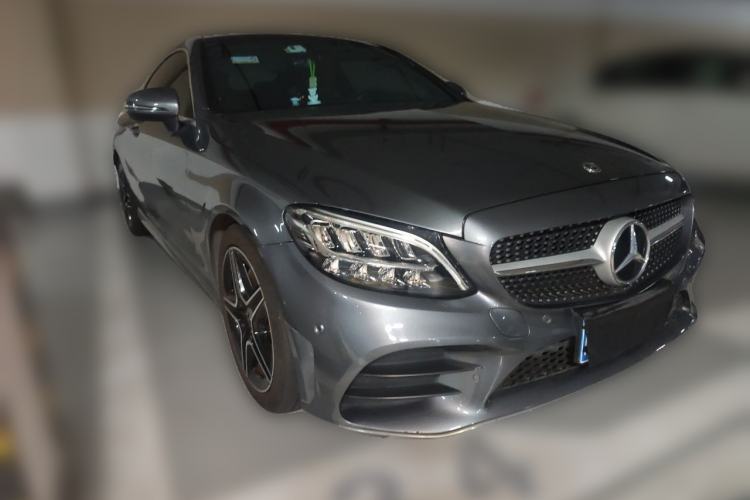 Used Mercedes-Benz C-Class 2020 C 200 Coupe Front Right 45 Deg