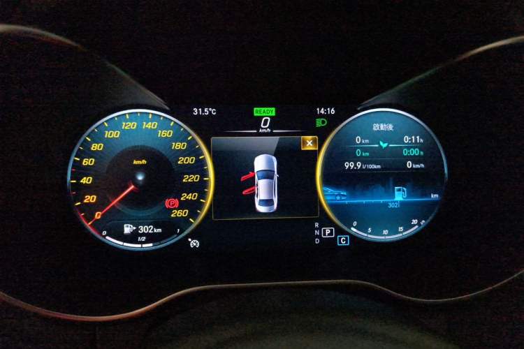 Used Mercedes-Benz C-Class 2020 C 260 L Sport Edition Instrument Cluster