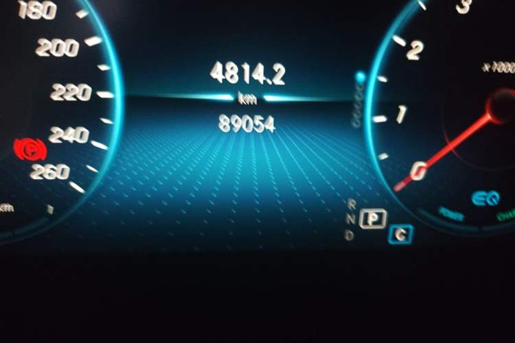 Used Mercedes-Benz C-Class 2020 C 260 Sport Edition Odometer Close Up
