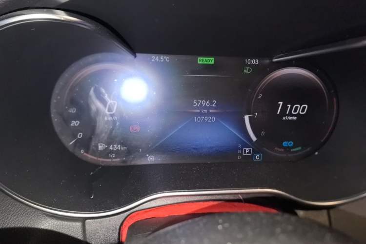 Used Mercedes-Benz C-Class 2020 C 260 L Sport Edition Odometer Close Up