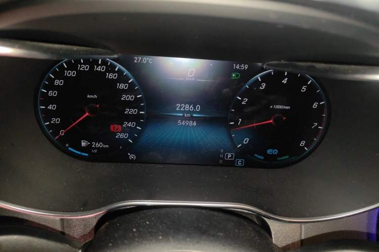 Used Mercedes-Benz C-Class 2020 Restyled C 260 Sport Edition Odometer Close Up