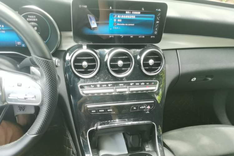 Used Mercedes-Benz C-Class 2020 C 260 Sport Edition Audio And AC Panel