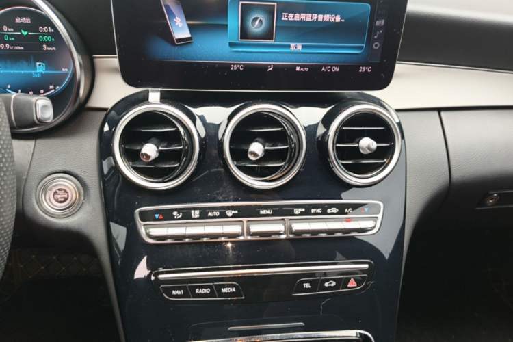 Used Mercedes-Benz C-Class 2020 C 260 Sport Edition Audio And AC Panel
