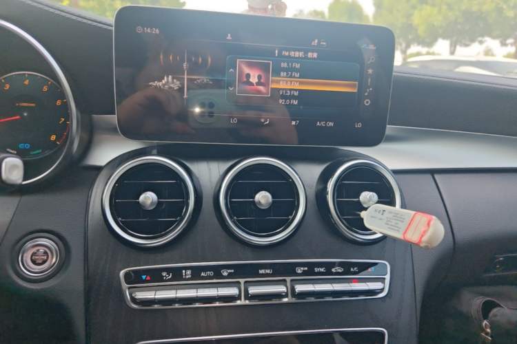 Used Mercedes-Benz C-Class 2020 Restyled C 260 L Sport Edition Audio And AC Panel