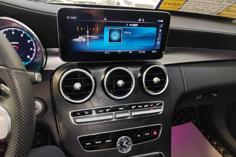 Used Mercedes-Benz C-Class 2020 Restyled C 260 L Sport Edition Audio And AC Panel