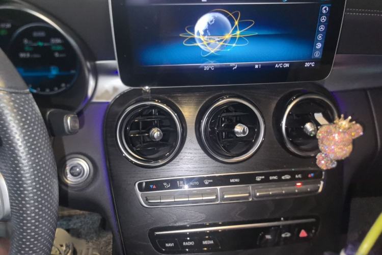 Used Mercedes-Benz C-Class 2020 C 260 L Sport Edition 4MATIC Audio And AC Panel