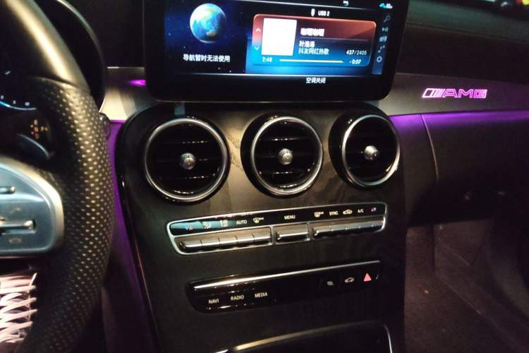 Used Mercedes-Benz C-Class 2020 Restyled C 200 L Fashion Edition Sport Version Audio And AC Panel