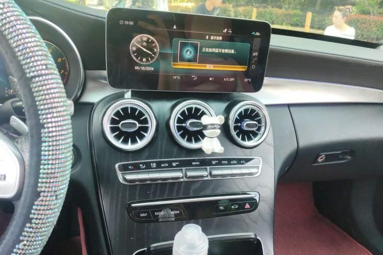 Used Mercedes-Benz C-Class 2020 C 260 L Sport Edition Audio And AC Panel