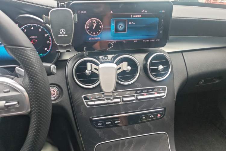 Used Mercedes-Benz C-Class 2020 C 260 L Sport Edition Audio And AC Panel