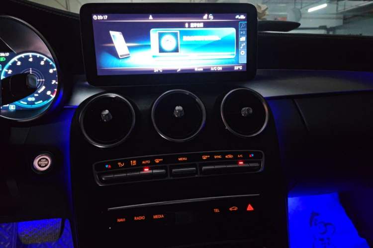 Used Mercedes-Benz C-Class 2020 Restyled C 260 L Sport Edition Audio And AC Panel