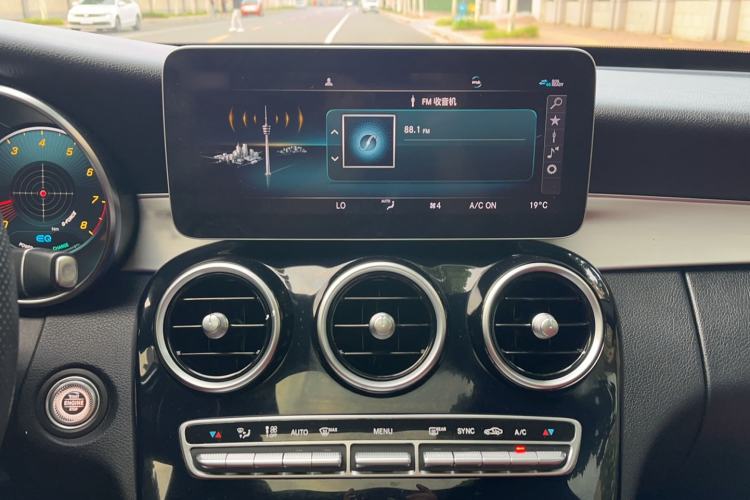 Used Mercedes-Benz C-Class 2020 C 260 Sport Edition Audio And AC Panel