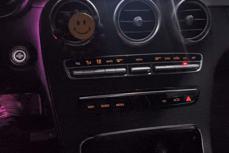 Used Mercedes-Benz C-Class 2020 C 260 Coupe Audio And AC Panel