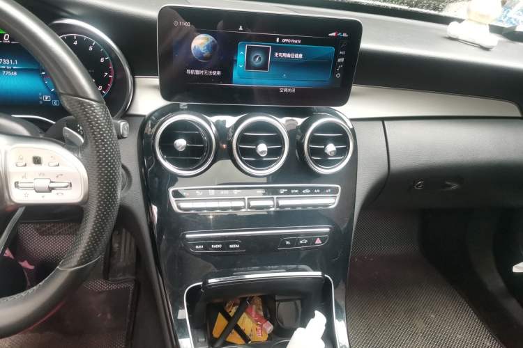Used Mercedes-Benz C-Class 2020 Restyled C 260 Sport Edition Audio And AC Panel