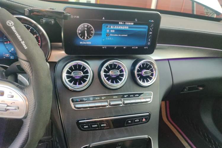Used Mercedes-Benz C-Class 2020 Restyled C 260 L Sport Edition Audio And AC Panel
